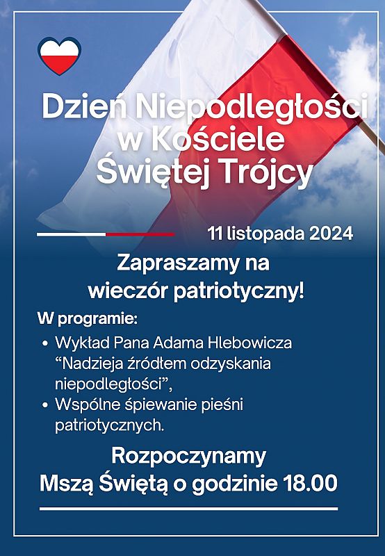 Wieczór patriotyczny 2024 grafika