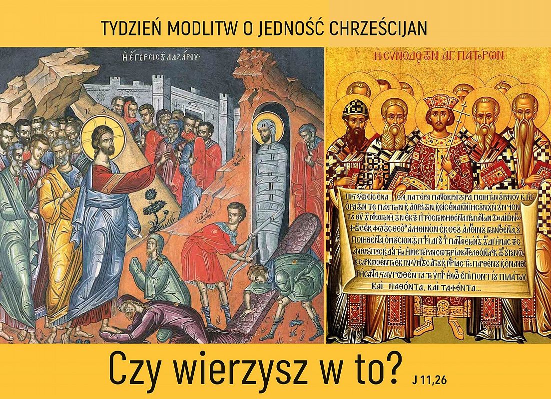 Tydzień Modlitw o Jedność Chrześcijan 2025 grafika