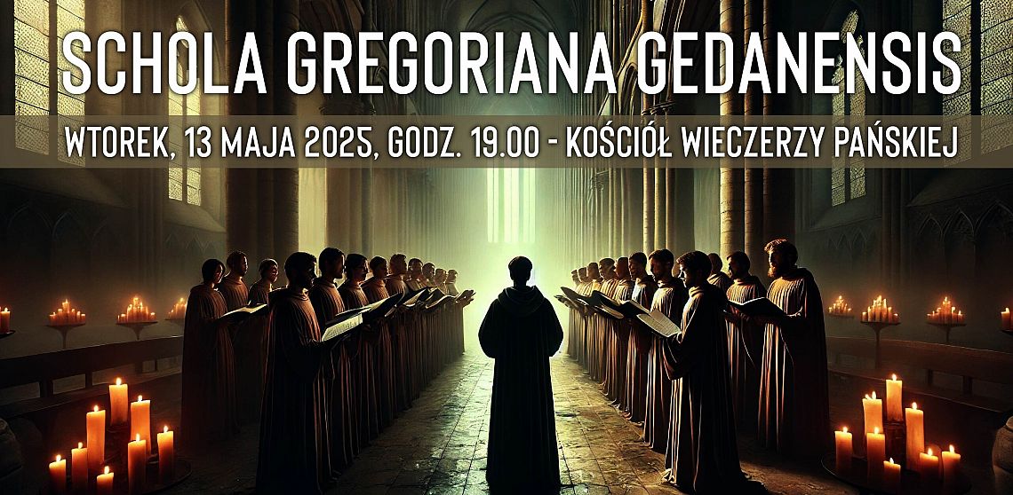 Schola Gregoriana Gedanensis – Nieszpory (maj 2025) grafika
