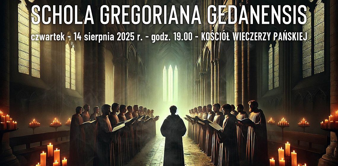 Schola Gregoriana Gedanensis – Nieszpory (sierpień 2025) grafika