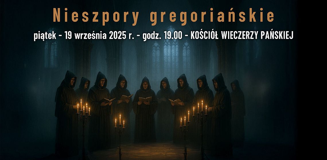 Nieszpory gregoriańskie (wrzesień 2025) grafika