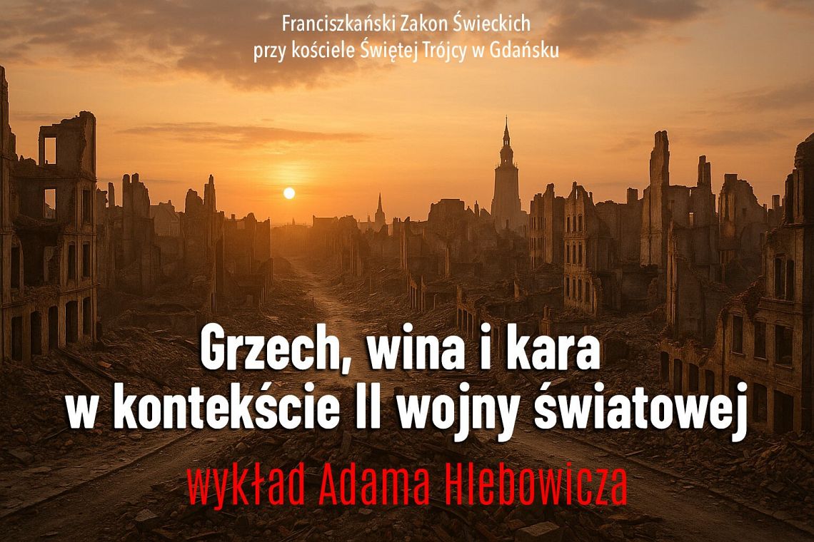 Grzech, wina i kara w kontekście II wojny światowej grafika
