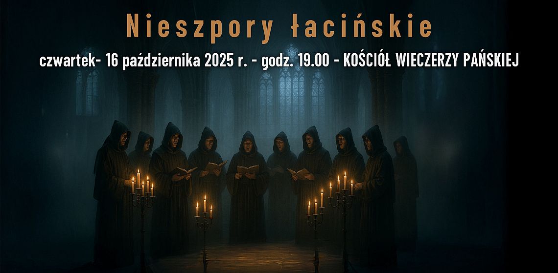 Nieszpory gregoriańskie (październik 2025) grafika