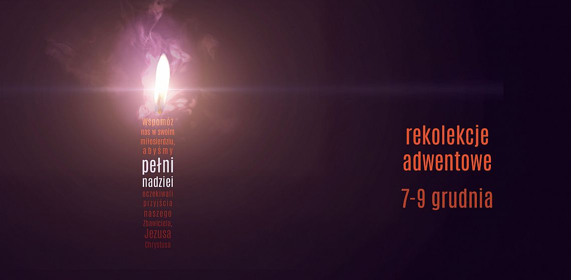 Rekolekcje adwentowe 2025 - zaproszenie grafika