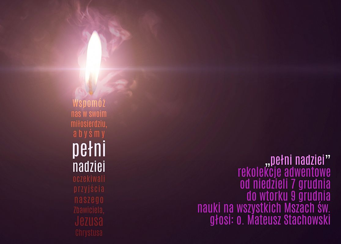 Rekolekcje adwentowe 2025 grafika