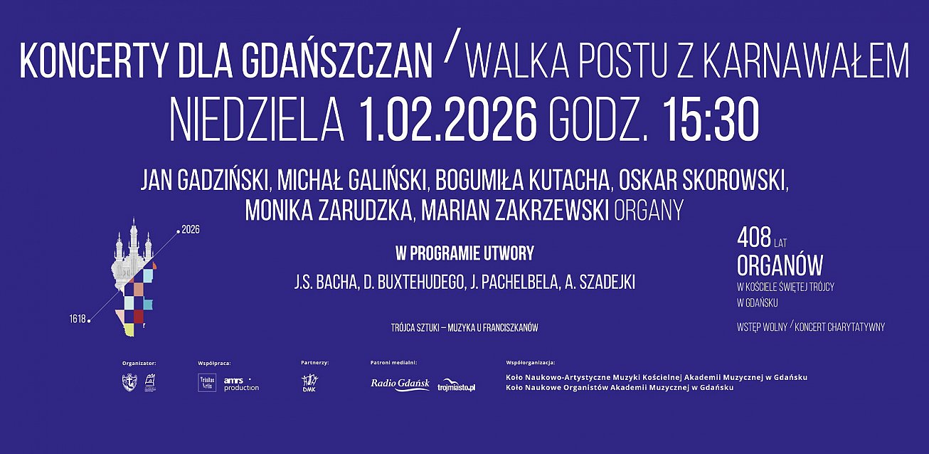 Grafika Koncerty dla Gdańszczan – luty 2026