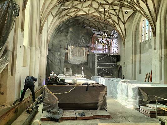 Prace renowacyjne w kaplicy św. Anny