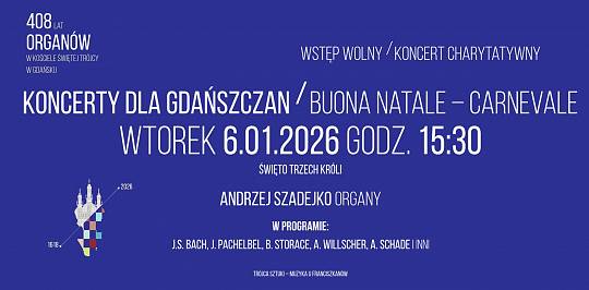 Karnawałowy koncert organowy 2026
