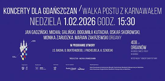 Koncerty dla Gdańszczan – luty 2026