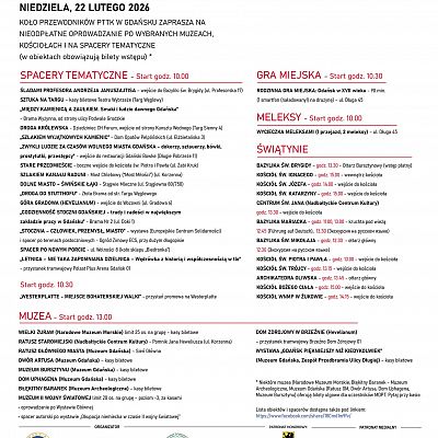 Zwiedzanie kościoła - luty 2026 grafika